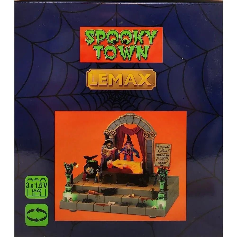 Lemax Spooky Town 2021 Esmeralda The Great Lighted Table Accent Halloween #14825